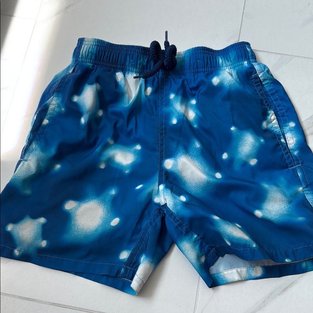 Vilebrequin Kids Swim Trunks - Blue and White